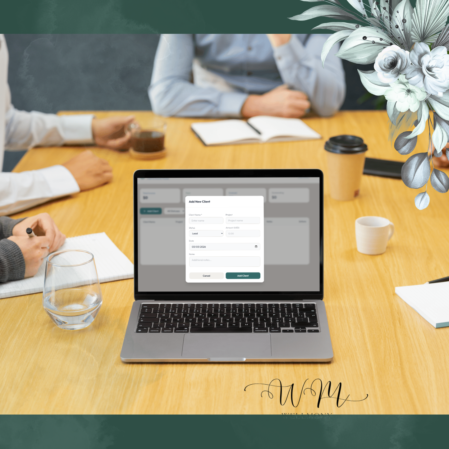 Zen Client & Income Tracker - Digital Instant - Start organizing your business the calm way. - Wellmony