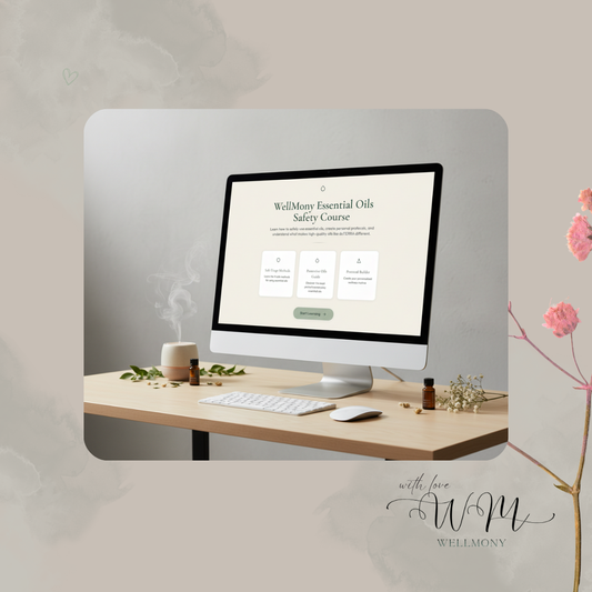 Essential Oils Safety Course - Digital product - Instant access - Wellmony