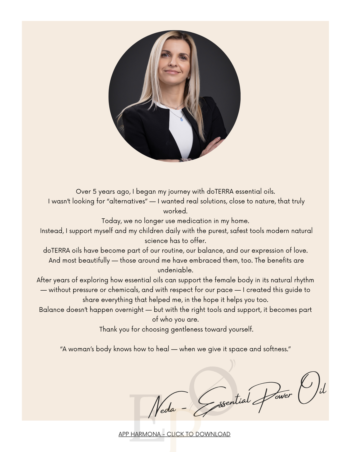 HARMONA Hormonal balance e-Book