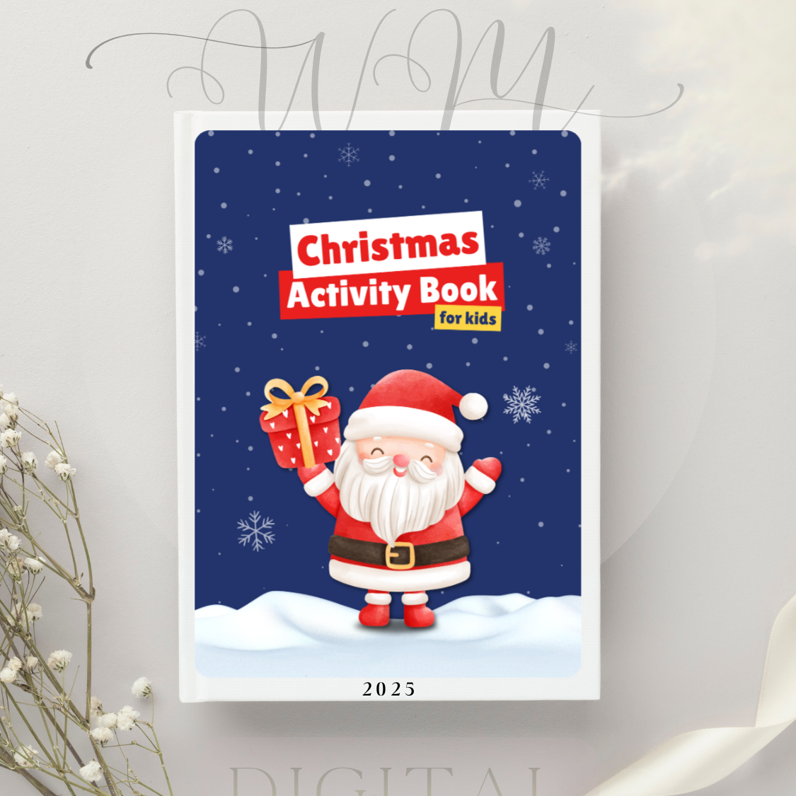 Christmas Activity Book for Kids – Digital Download - Wellmony