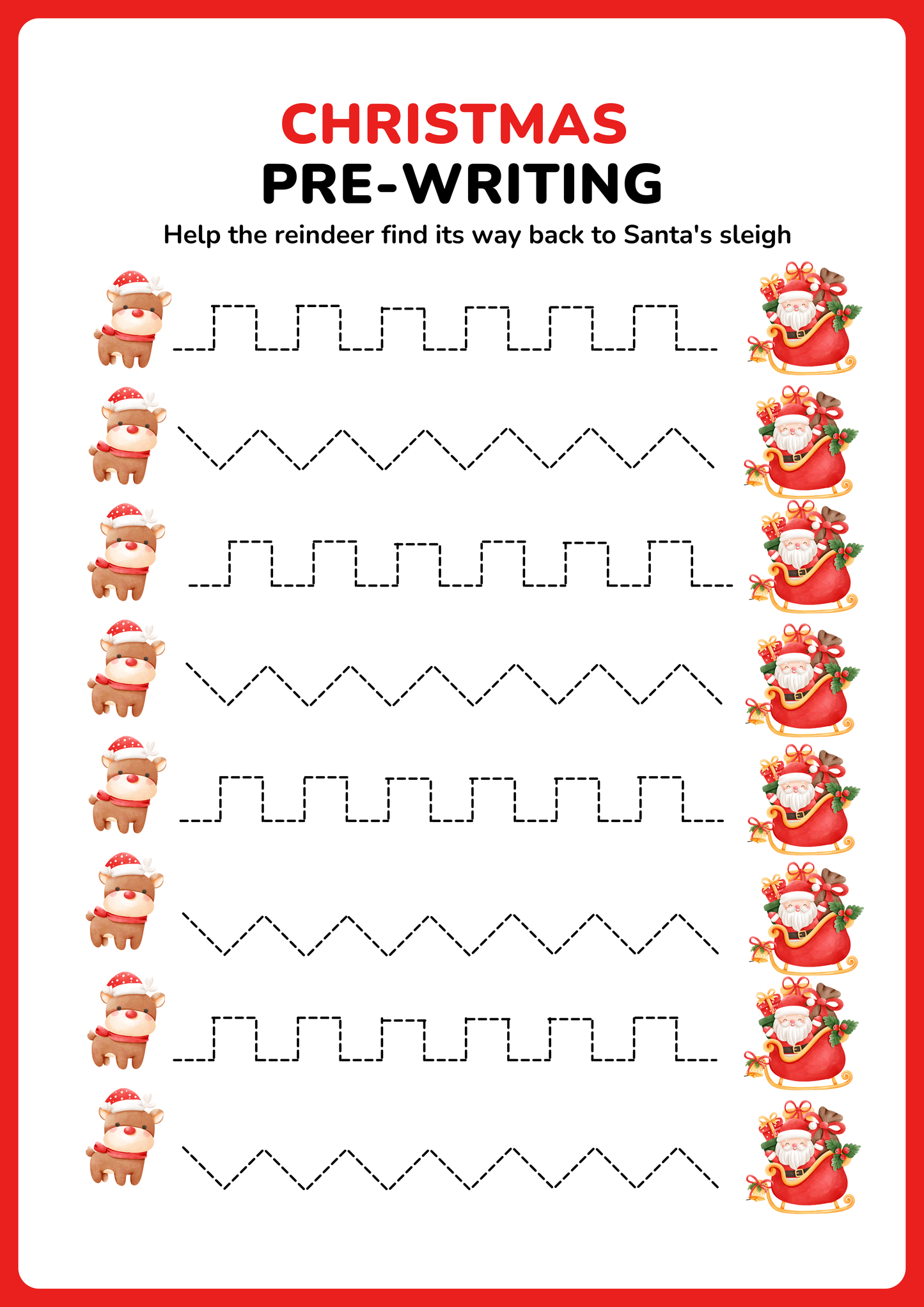 Christmas Activity Book for Kids – Digital Download
