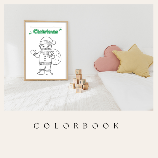 Christmas Coloring Pages for Kids - Wellmony