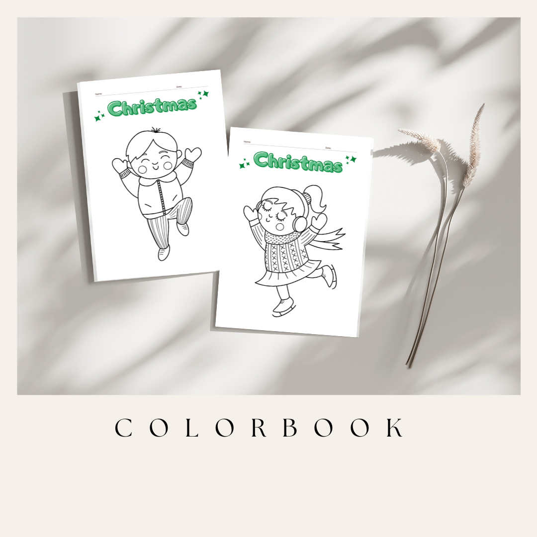 Christmas Coloring Pages for Kids - Wellmony