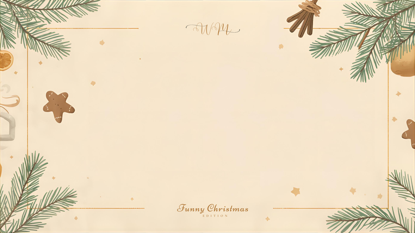 Funny Christmas Story – Printable Holiday Placemat Set (Digital Download)