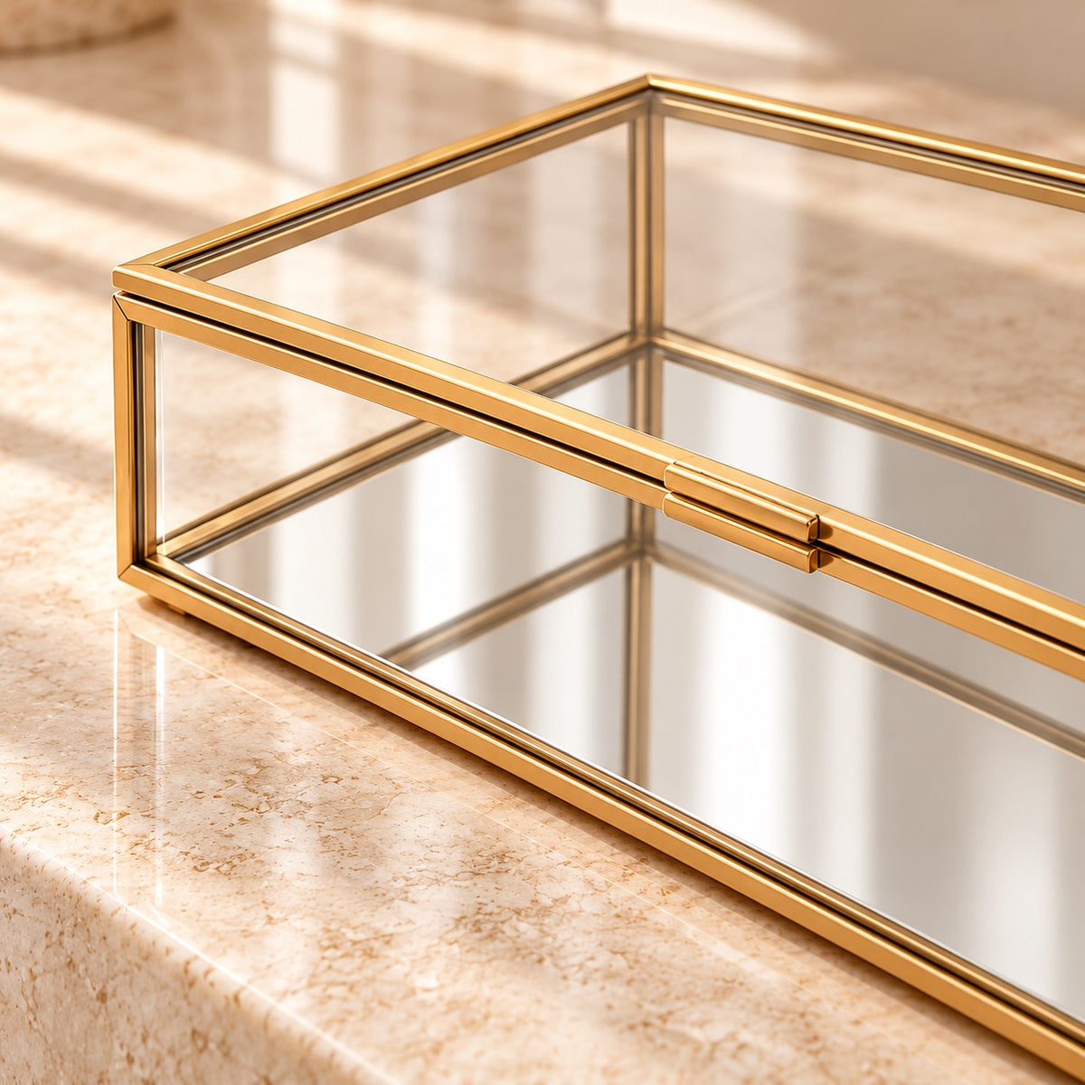 CLEAR KEEP™ — Glass Jewelry Box