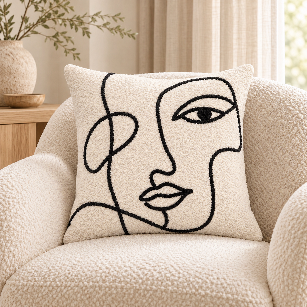 SOFT FRAME™ — Textured Cushion Cover