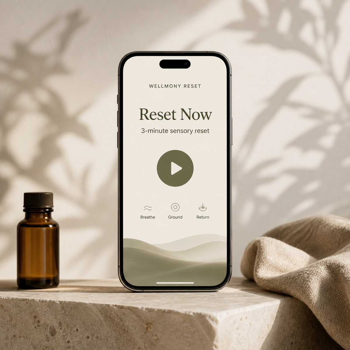 Wellmony Reset™ — 21-Day Sensory Self-Care Experience
